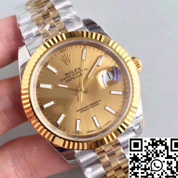 116333 Factory EW II 41MM Dial Yellow Rolex Datejust Gold 0425
